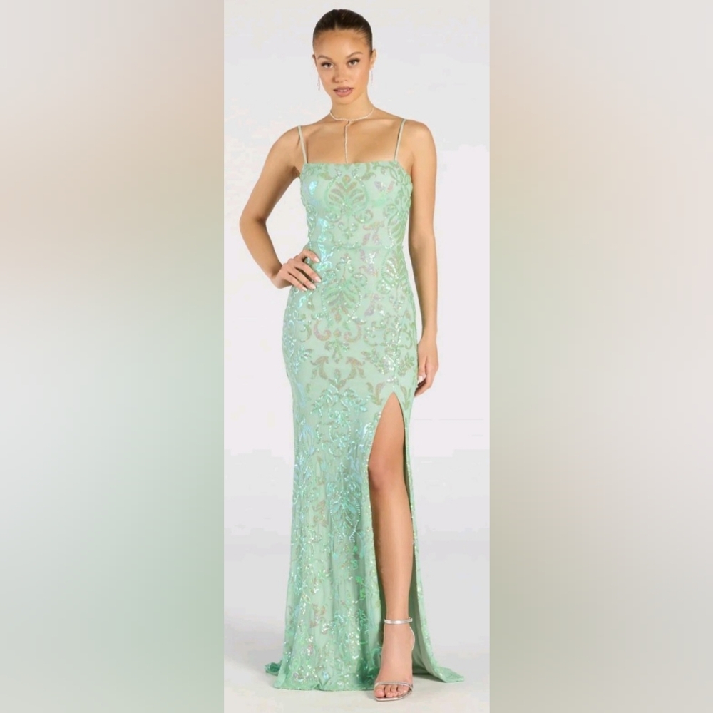 Windsor Mint Green Maxi Dress